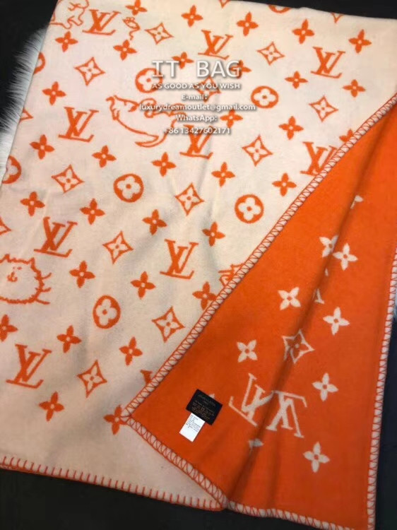 Louis Vuitton NEO Monogram Blanket Orange 4